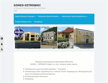 Tablet Screenshot of gomed.com.pl